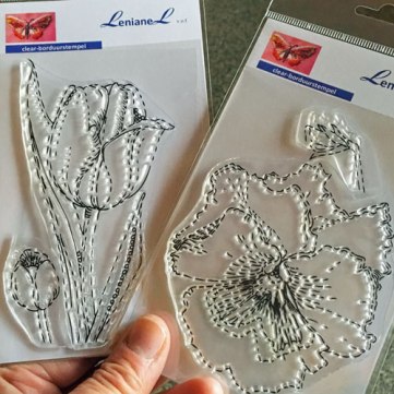 Boduurstempel Tulp en Roos