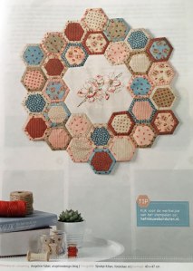 jubileumquilt romantische hexagon